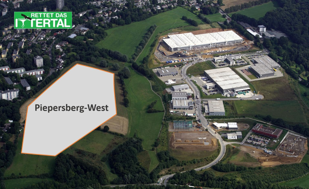 Luftbild von Piepersberg-West